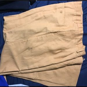 Men Linen Pants Camel color
